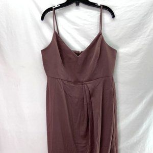 Lulus Women's Dress Burgundy Purple - Size XL